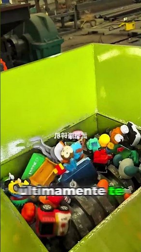 "The plastic shredding machine destroyed my childhood 😭⚙️💣