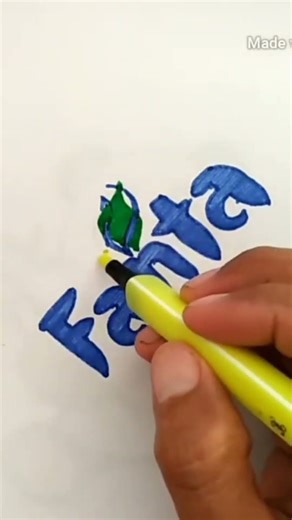 Fanta Logo Drawing in 30 Seconds!