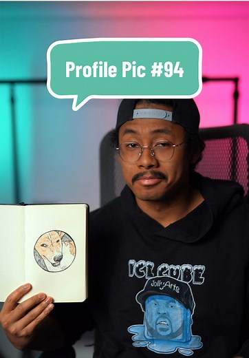 Drawing an ASMR Profile Picture: Satisfying Art Creations