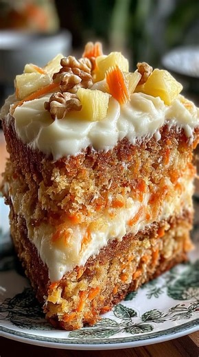 🌺🥕 Hawaiian Carrot Pineapple Cake: Tropical, Spiced & Moist Delight! 🥕🌺 Ingredients: 2 cups all-purpose flour 1 cup granulated sugar 1 tsp baking powder 1 tsp baking soda Full Recipe in Coʍmеոτ 👇 #HawaiianCarrotPineappleCake #TropicalDesserts #CreamCheeseFrosting #HolidayBakingJoy | Toothsome Recipes