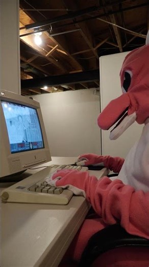 The Windows 95 PC running DOOM DOS game in the BACKROOMS