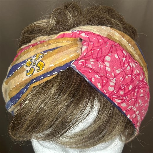 Kantha Head Scarf/wrap, Skinny Scarf (U) - Etsy