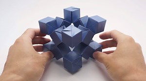 Watch Jo Nakashima demo his incredible modular origami. More on Colossal: http://bit.ly/2Xo0d6y | Colossal