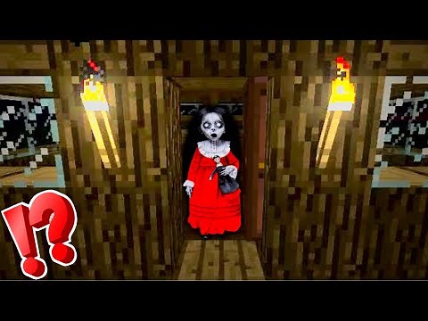 【 夜、玄関を開けると...】マイクラで超怖いおばけが出た〜！#ぴこみんず ［家に閉じ込められるホラードッキリ肝試し勝負👻］