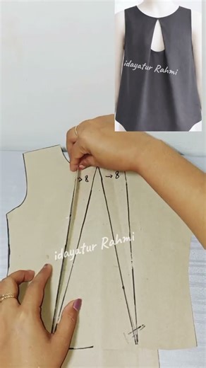 Learn how to make clothing patterns Easy step-by-step for beginners #sewingpattern #patternmaking