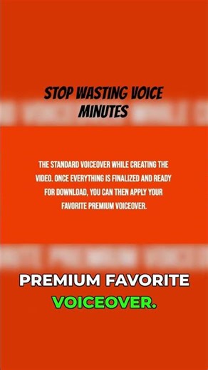 STOP Wasting Voiceover Minutes ❌ | Pictory AI Pro Tip #shorts