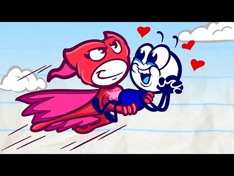 Pencilmate's INFLATED Ego! | Animated Cartoons Characters | Animated Short Films | Pencilmation