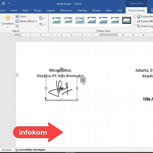 cara tanda tangan di word cara membuat tanda tangan di microsoft word