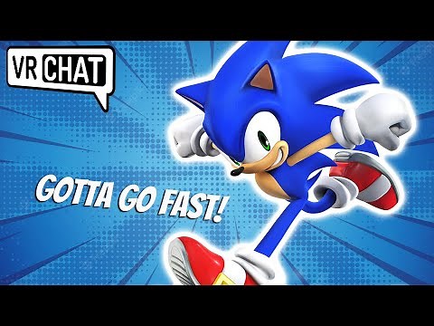 Sonic The Hedgehog Has Gotta Go Fast In VRCHAT! (Voice Trolling)