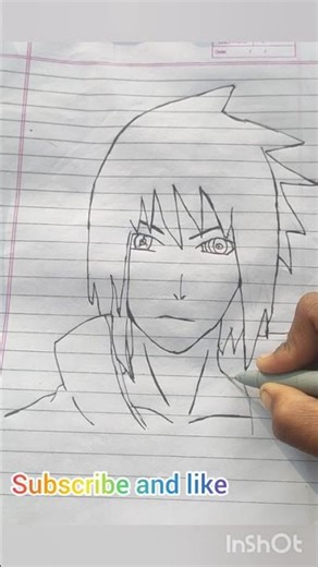 Sasuke Uchiha drawing