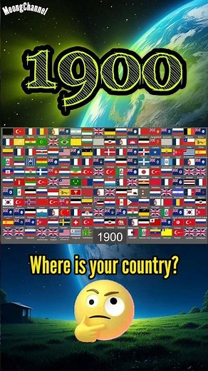 Evolution of world flags 2026 vs 1900 #history #flaghistory