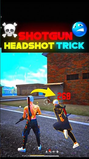 M1887 Shotgun Headshot Tricks 💀🔥 One Tap Tricks + Settings ⚙️ No Recoil || Free Fire Max