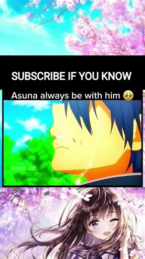#anime#Sword Art Online Asuna will always be with Kirito