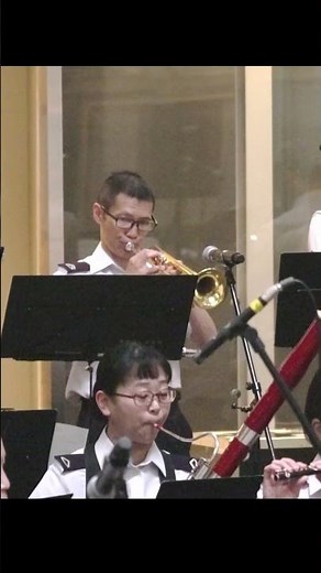 「上を向いて歩こう」世界を魅了した名曲 4 指揮：2等陸尉 中村知弘 陸上自衛隊東部方面音楽隊 火曜コンサート けやき広場 #shorts
