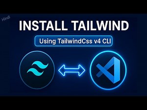 How to Install Tailwind CSS v4 in VS Code Using Tailwind CLI | Setup Tailwind in HTML Project 🔥