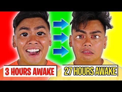 3 Hours Awake VS 27 Hours Awake ~ Challenge