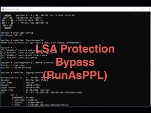 LSA (Local Security Authority) Protection Bypass on Windows 10/2019