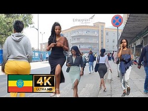 Beautiful Girls on street of Addis Ababa, Ethiopia , 🇪🇹 Addis Ababa walking Tour 2023