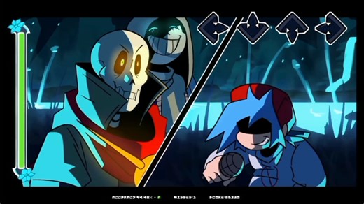 Friday Night Funkin'vs Dusttale Sans & Papyrus 主题曲 = Haunted