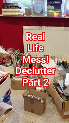 BUILDING MY DECLUTTER MUSCLE ✨#declutter #craftroomdeclutter #shorts #joiedefi #artjournal #journal