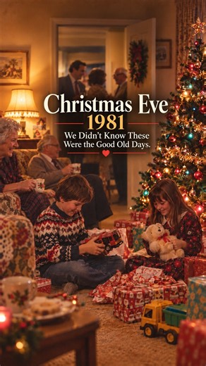 Christmas Eve 1981 🎄 We Didn’t Know These Were the Good Old Days