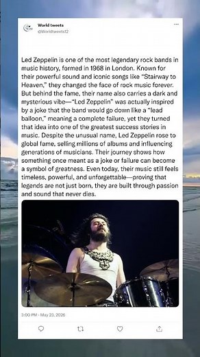 From a “Joke Name” to a Music Legend: The Untold Story of Led Zeppelin😱