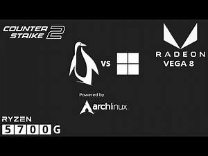 CS2 - Linux vs Windows - Ryzen 5700G + Vega 8