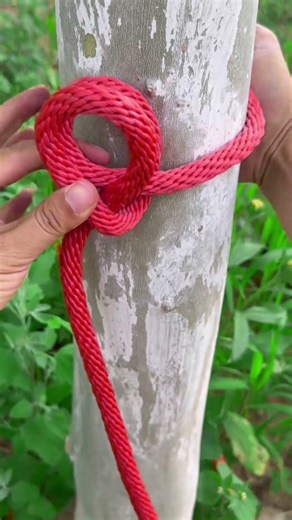 How to tie a logging rope for easy disassembly