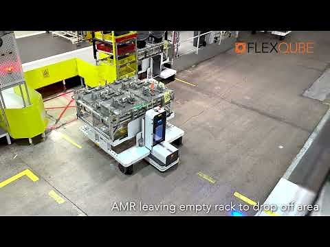 Automating Transport of seats and doors to cab assembly | FlexQube