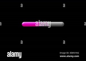 Loading animation progress bar circle and linear style with percentage, modern HUD interface data loader, digital preloader countdown UI element. Clean UI HUD elements. Transparent background.