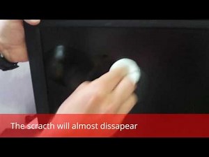 How to remove scratches from monitor using olive oil