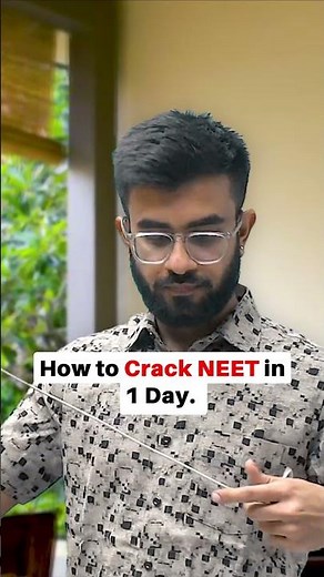 How to crack neet in 1 day 😂 | NEET 2023 /2024 | Nitesh Devnani