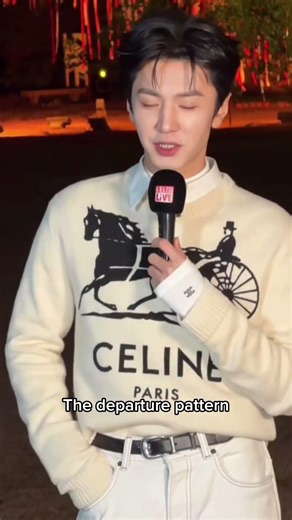 Chenzheyuan gives an interview in Celine event #chenzheyuan #เฉินเจ๋อหย่วน #陈哲远 #celine #handsome