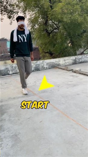 Blind Fold Walking Challenge ||SCIMAXX||scimaxxshorts||