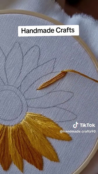 Beautiful Embroidery with (Handmade Crafts)... . . . . #foryoupagе #crochet #handembroidry #viralvideos #stitch @Tiktok UK @tiktok creators