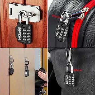 GRIFEMA GA1001, 2 Pièces Cadenas Code 4 Chiffres - Test & Avis