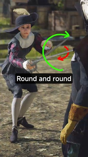 Why do swords move in circles? #hellishquart #fightinggames #gaming #games