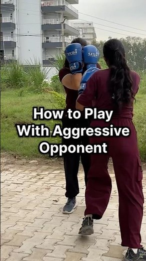 How to play with aggressive Boxer ￼ #boxing #boxingworkout #boxingtraining #fitness #ufc #mma #boxer