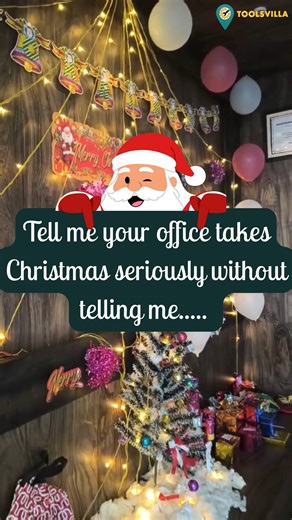Here is the official Toolsvilla Secret Santa wrap-up! 🎁 The best part wasn't the gifts, but seeing the office come alive. (Okay, the gifts were pretty good too 😉). What’s the weirdest Secret Santa gift you’ve ever received? Tell us in the comments! 👇 #Toolsvilla #Christmasvibes #OfficeDiaries #TeamBonding #SecretSantaReveal #holidayseason #ChristmasDecor | Toolsvilla