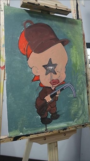 Elmer Fudd becomes Robin Williams Good Morning Rabbits #robinwilliams #looneytunes #disaster