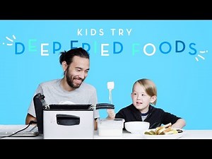 Kids Try Deep Fried Foods | Kids Try | HiHo Kids