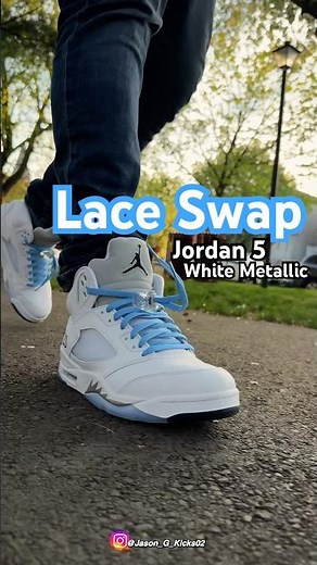 What’s Your Favorite Lace Color For The Jordan 5 White Metallic?