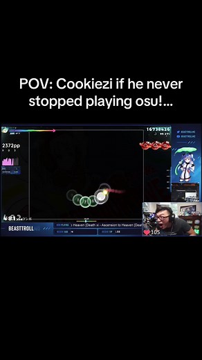 Cookiezi's Overstreaming Challenge in Osu!