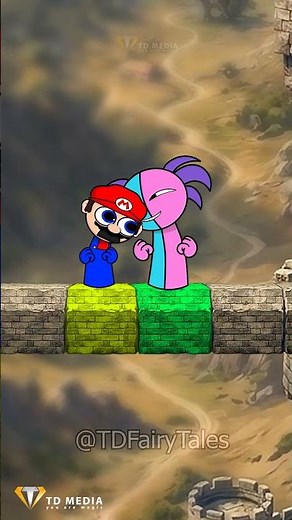 Sprunki Mario Dancing & Making Music on a High Castle with Sprunki Sulfur & Sprunki SemiHemi 🏰🕺🎶