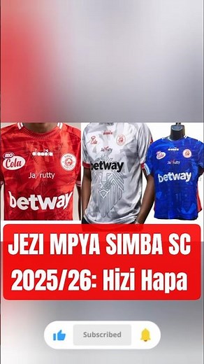 "JEZI MPYA SIMBA SC 2025/26 ✅ UMEONA DESIGN MPYA YA WANAMSIMBA? 🔥"