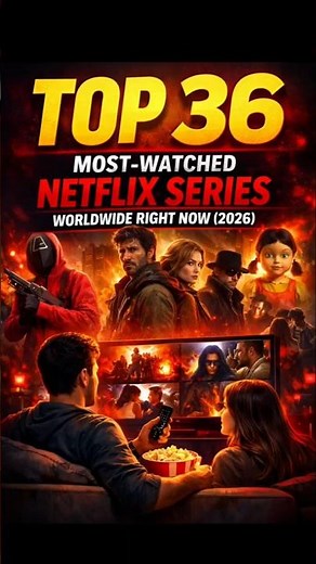 TOP 36 MOST WATCHED NETFLIX SERIES WORLDWIDE RIGHT NOW (2026)