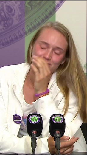 Who's cutting onions 😢 #wimbledon #centrecourt100 #elenarybakina #rybakina