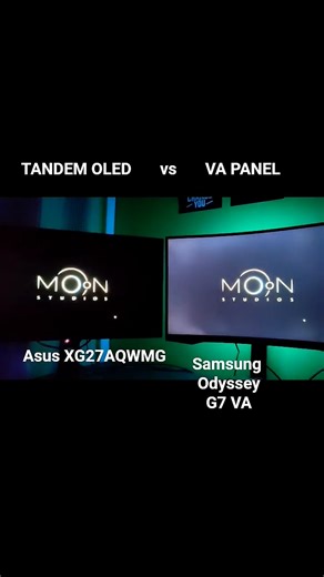 Tandem OLED vs VA monitor
