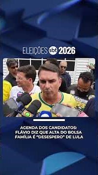 Flávio calls Bolsa Família increase illegal and claims it's an act of "desperation" from Lula | #...