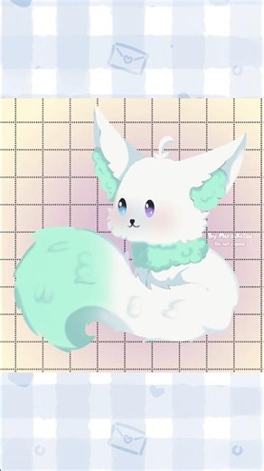 Cute Spirit Fox #art #clipstudiopaint #digitalartist #drawing #cute